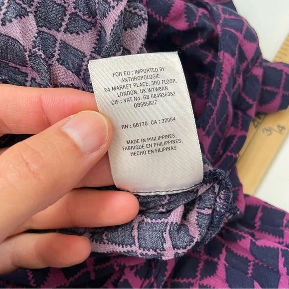 ANTHROPOLOGIE MAEVE KARSTEN GEOSCOPE BELTED JUMPSUIT SIZE SMALL geometric boho S - Picture 14 of 16